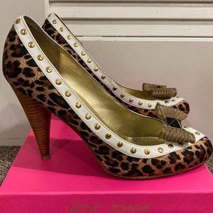 Betsy Johnson Animal Print Pumps - Women Size 8.5 - Pre Owned